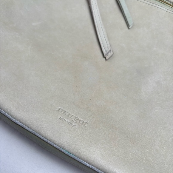 Margot Sage Light Green Leather Crossbody Shoulder Bag Minimalist Bag Purse - Picture 17 of 17